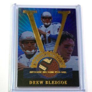 1997 Collectors Edge Drew Bledsoe Personal Victory Game Used Ball #'d 20/200